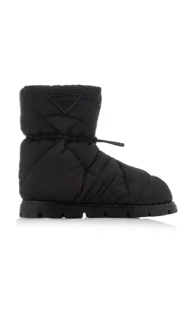 Prada Down-Quilted Nylon Ankle Boots | Thumbnail 1 Prada Down-Quilted Nylon Ankle Boots | Thumbnail 1