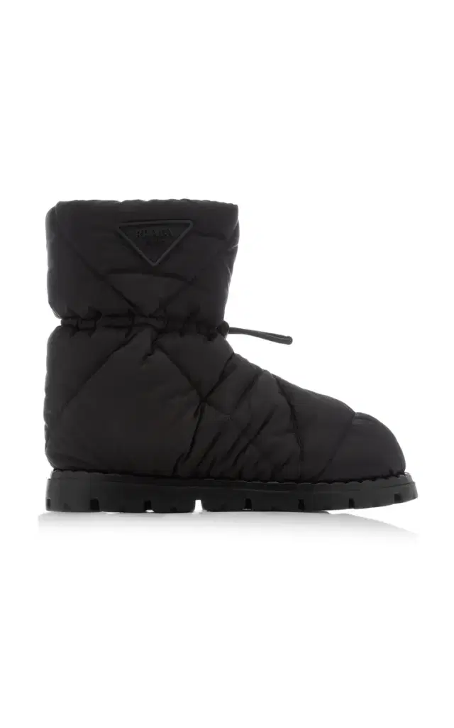 Prada Down-Quilted Nylon Ankle Boots