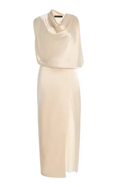 SEV Draped Satin Dress | Thumbnail 1