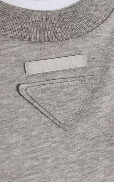 Prada Cotton Jersey T-Shirt | Thumbnail 5