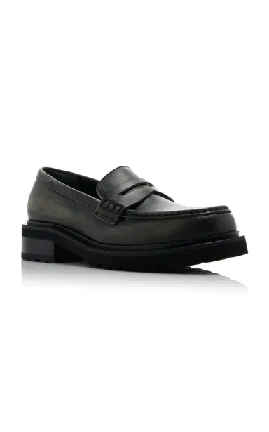 Golden Goose Distressed Leather Loafers | Thumbnail 4