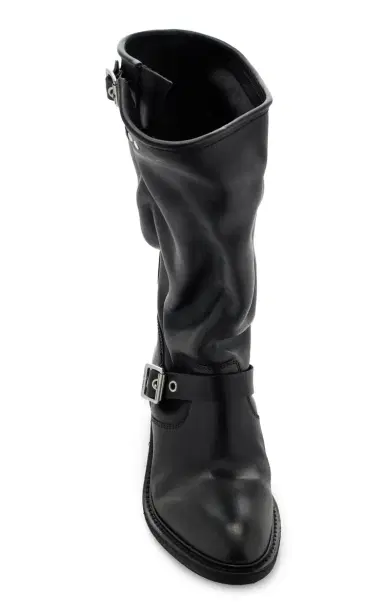 Golden Goose Biker Leather Knee Boots | Thumbnail 3 Golden Goose Biker Leather Knee Boots | Thumbnail 3