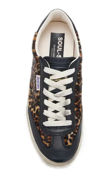Golden Goose Soul-Star Leopard-Print Pony Hair Sneakers | Thumbnail 3 Golden Goose Soul-Star Leopard-Print Pony Hair Sneakers | Thumbnail 3