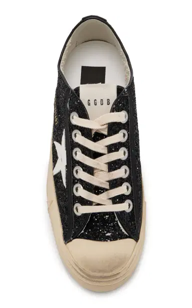 Golden Goose V-Star Glittered Sneakers | Thumbnail 3 Golden Goose V-Star Glittered Sneakers | Thumbnail 3