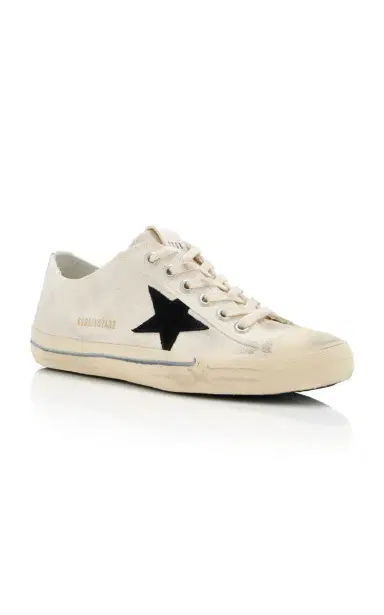 Golden Goose V-Star 2 Canvas Sneakers | Thumbnail 4 Golden Goose V-Star 2 Canvas Sneakers | Thumbnail 4