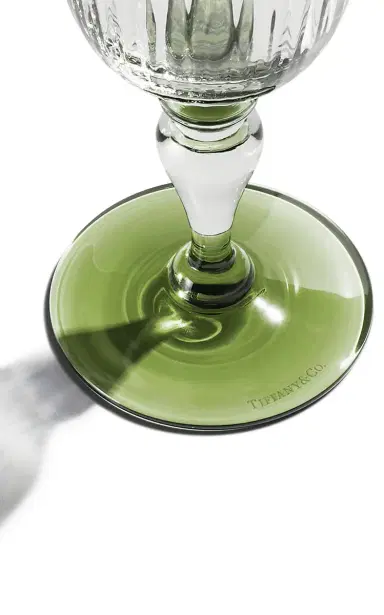 Tiffany & Co. Color Block Wine Glass - Green | Thumbnail 2 Tiffany & Co. Color Block Wine Glass - Green | Thumbnail 2
