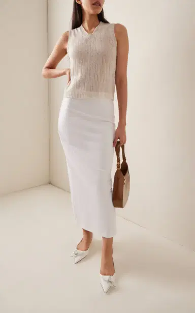 Prada Sheer-Knit Cashmere Vest | Thumbnail 2