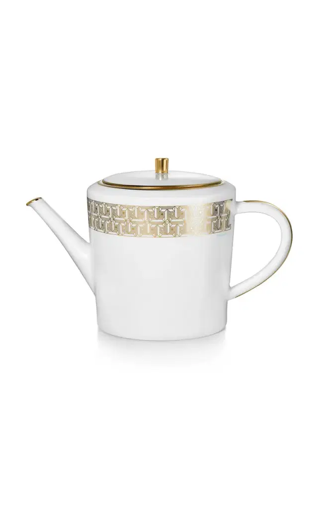 T True Porcelain Teapot - Gold