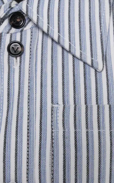 Bottega Veneta Light Structured Cotton Stripe Jacket | Thumbnail 5 Bottega Veneta Light Structured Cotton Stripe Jacket | Thumbnail 5