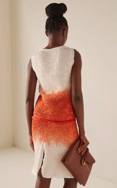 Bottega Veneta Lightweight Wool Silk Overdye Knit Tank Top | Thumbnail 4 Bottega Veneta Lightweight Wool Silk Overdye Knit Tank Top | Thumbnail 4
