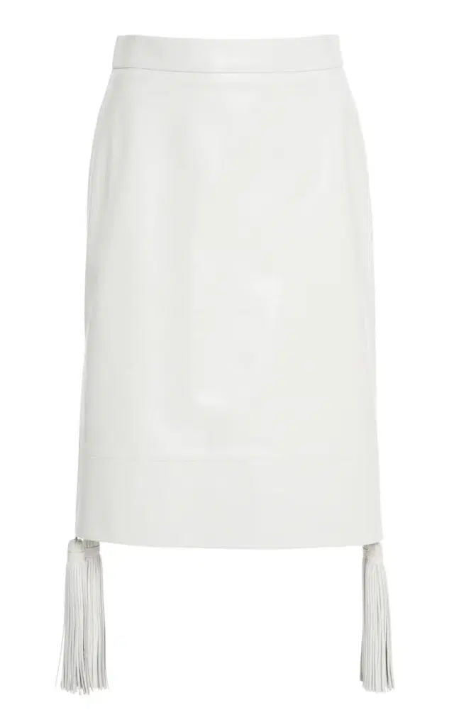 Leather Midi Skirt
