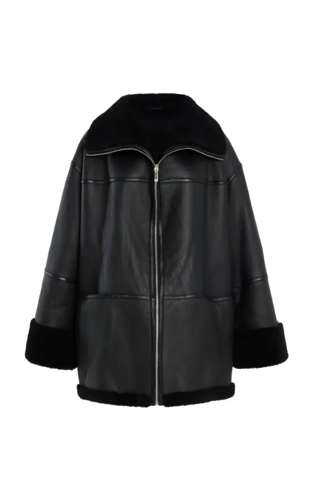 Toteme Menfi Oversized Shearling Coat
