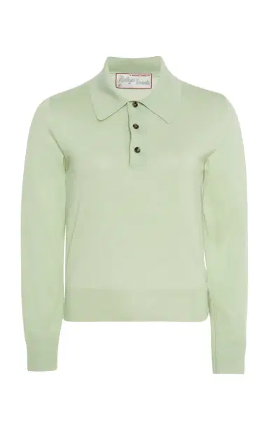 Bottega Veneta Cashmere Polo Top | Thumbnail 1 Bottega Veneta Cashmere Polo Top | Thumbnail 1