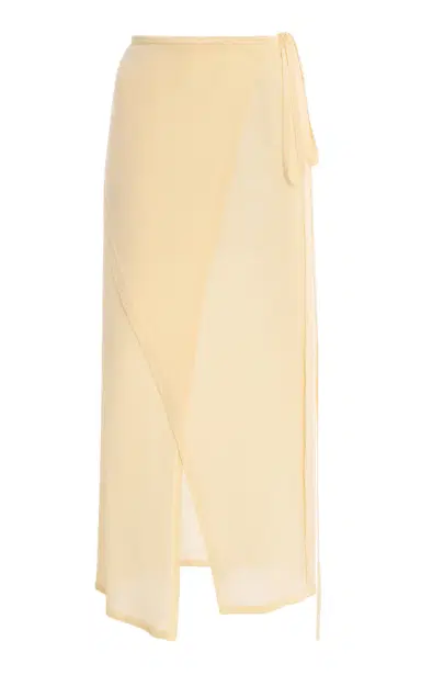 The Frankie Shop Alsen Stretch-Knit Wrap Skirt | Thumbnail 1 The Frankie Shop Alsen Stretch-Knit Wrap Skirt | Thumbnail 1