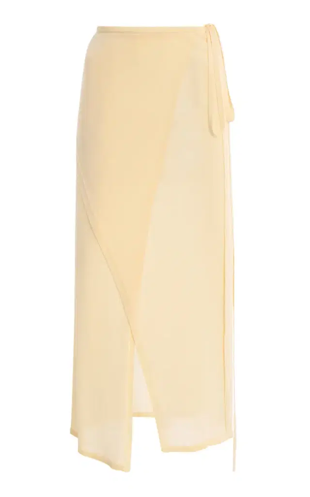 Alsen Stretch-Knit Wrap Skirt