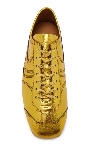 Dries Van Noten Metallic Leather Sneakers | Thumbnail 3 Dries Van Noten Metallic Leather Sneakers | Thumbnail 3
