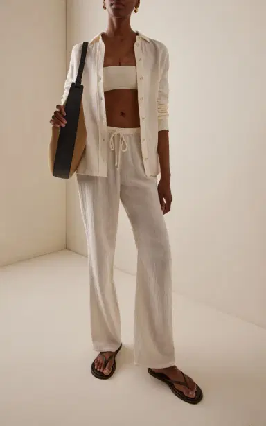 Éterne Brody Cotton Pants | Thumbnail 2