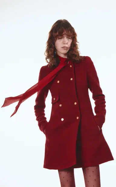 Giambattista Valli Double-Breasted Boucle Coat | Thumbnail 2