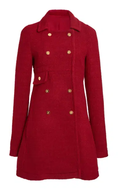 Giambattista Valli Double-Breasted Boucle Coat | Thumbnail 1