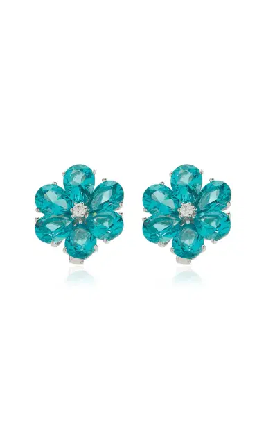 Anabela Chan Paraiba Marguerite Daisy Earrings | Thumbnail 1 Anabela Chan Paraiba Marguerite Daisy Earrings | Thumbnail 1