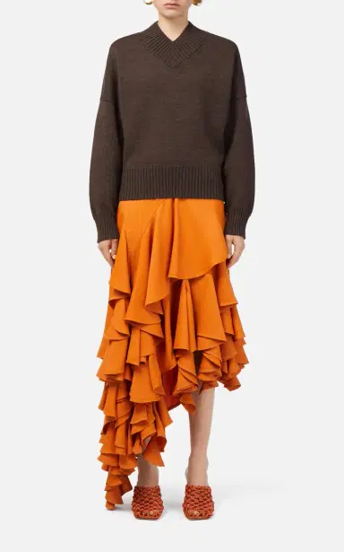 Bottega Veneta Knit Cotton Sweater | Thumbnail 3 Bottega Veneta Knit Cotton Sweater | Thumbnail 3