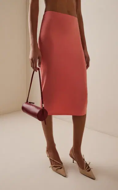 ALFIE Exclusive Tube Rib-Knit Midi Skirt | Thumbnail 3 ALFIE Exclusive Tube Rib-Knit Midi Skirt | Thumbnail 3