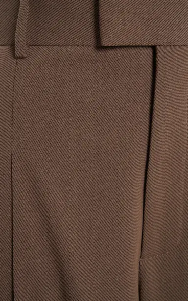 Bottega Veneta Stretch Melange Wool Straight-Leg Pants | Thumbnail 5 Bottega Veneta Stretch Melange Wool Straight-Leg Pants | Thumbnail 5