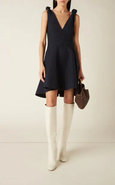 Bottega Veneta Cotton Mini Circle Dress | Thumbnail 3