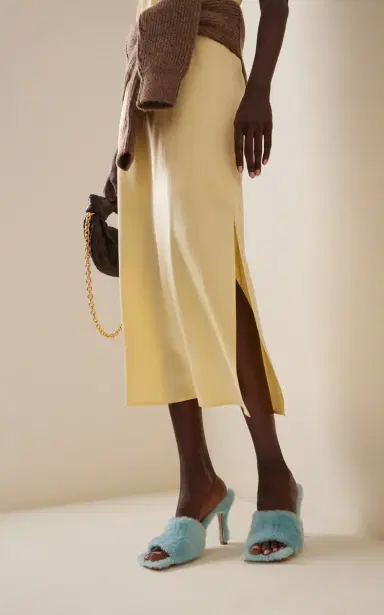Bottega Veneta Stretch Fur Mule Sandals | Thumbnail 2 Bottega Veneta Stretch Fur Mule Sandals | Thumbnail 2