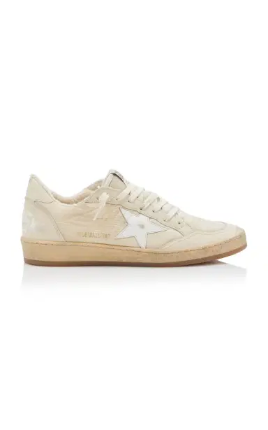 Golden Goose Ball Star Leather-Trimmed Nylon Sneakers | Thumbnail 1