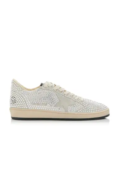 Golden Goose Ball Star Crystal-Embellished Suede Sneakers | Thumbnail 6 Golden Goose Ball Star Crystal-Embellished Suede Sneakers | Thumbnail 6