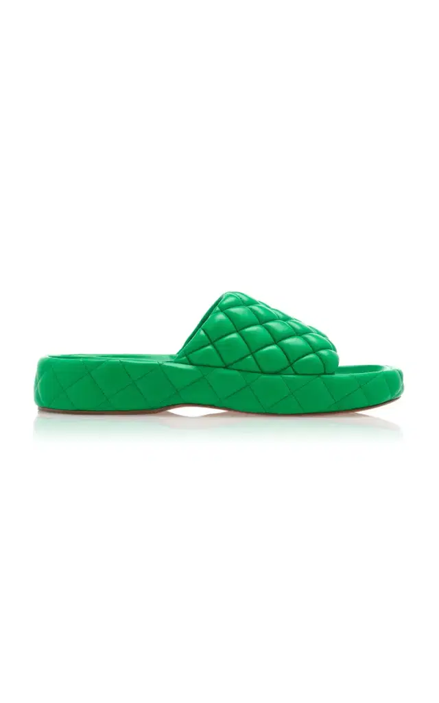 Bottega Veneta Padded Matelasse Slide Sandals
