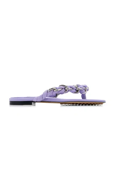 Bottega Veneta Dot Lagoon Chain Flat Sandals | Thumbnail 2 Bottega Veneta Dot Lagoon Chain Flat Sandals | Thumbnail 2