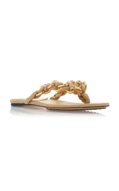 Bottega Veneta Dot Lagoon Chain Flat Sandals | Thumbnail 6 Bottega Veneta Dot Lagoon Chain Flat Sandals | Thumbnail 6