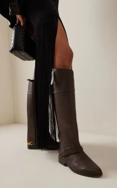 Golden Goose Charlie Leather Western Boots | Thumbnail 3