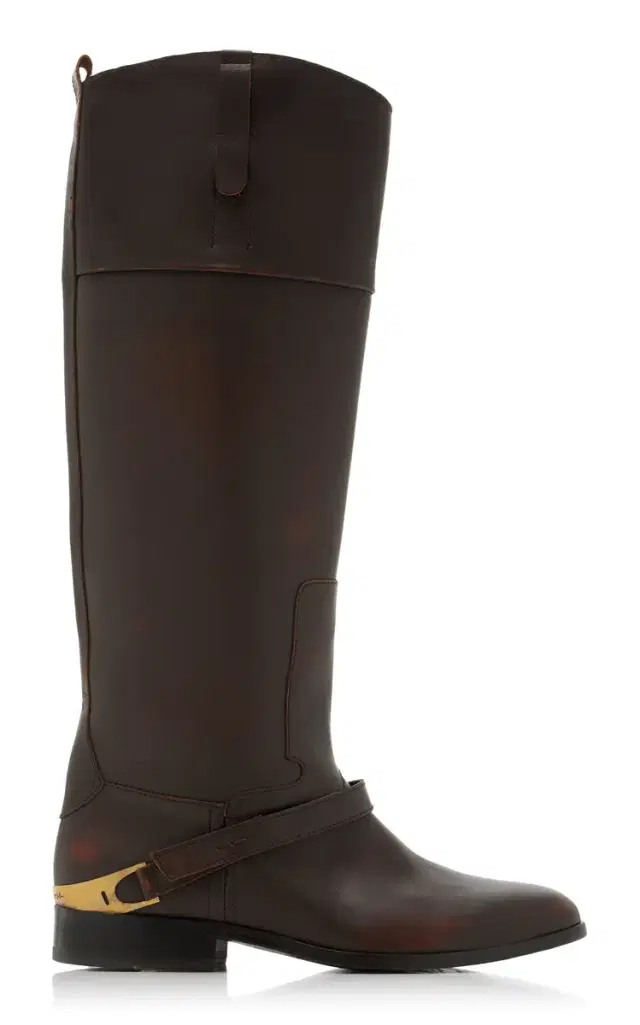 Golden Goose Charlie Leather Western Boots