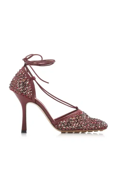 Bottega Veneta Sparkle Stretch Sandals | Thumbnail 2