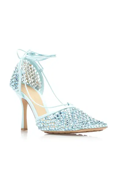 Bottega Veneta Sparkle Stretch Sandals | Thumbnail 7