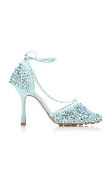 Bottega Veneta Sparkle Stretch Sandals | Thumbnail 1