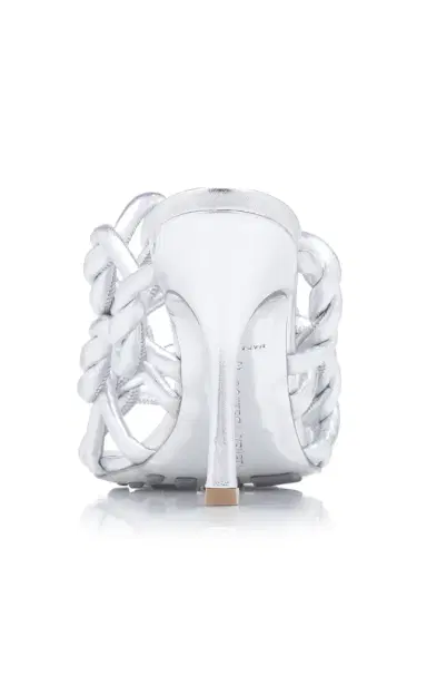 Bottega Veneta Stretch Metallic Leather Sandals | Thumbnail 5 Bottega Veneta Stretch Metallic Leather Sandals | Thumbnail 5