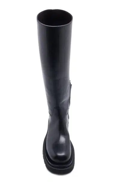 Bottega Veneta Lug-Sole Leather Knee Boots | Thumbnail 4 Bottega Veneta Lug-Sole Leather Knee Boots | Thumbnail 4