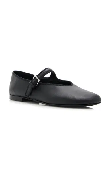 The Row Boheme Leather Mary Jane Flats | Thumbnail 4 The Row Boheme Leather Mary Jane Flats | Thumbnail 4