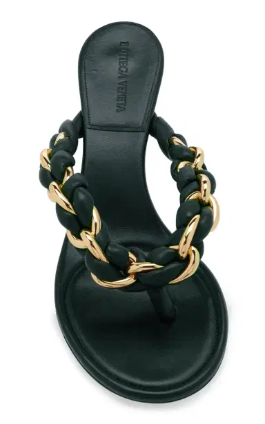 Bottega Veneta Dot Lagoon Chain Leather Sandals | Thumbnail 5 Bottega Veneta Dot Lagoon Chain Leather Sandals | Thumbnail 5