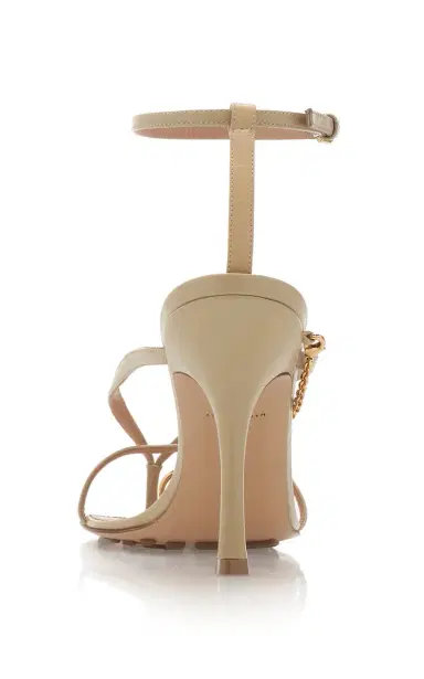 Bottega Veneta Chain-Trimmed Lounge Leather Sandals | Thumbnail 6