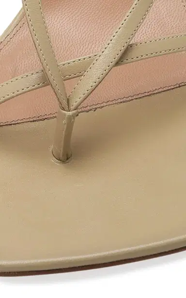 Bottega Veneta Chain-Trimmed Lounge Leather Sandals | Thumbnail 9