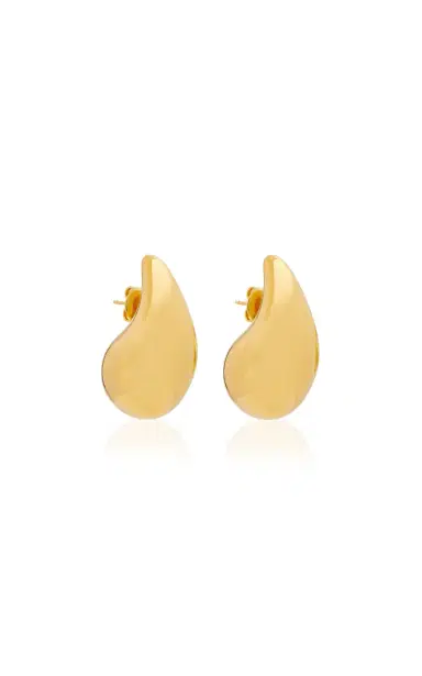 Bottega Veneta 18K Gold Plated Sterling Silver Earrings | Thumbnail 4