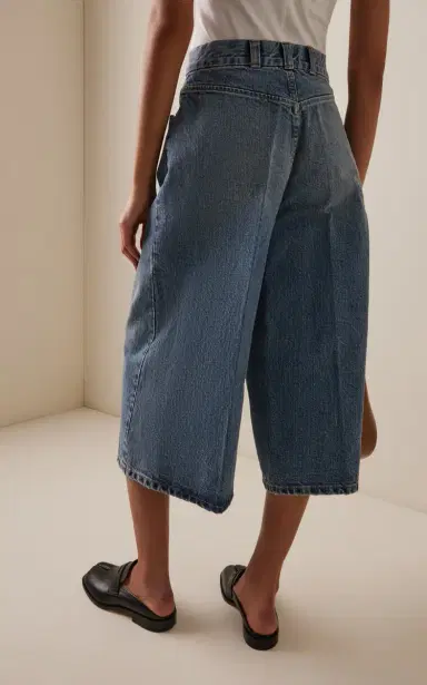 RÙADH Exclusive The Raasey Rigid High-Rise Gaucho Jeans | Thumbnail 4