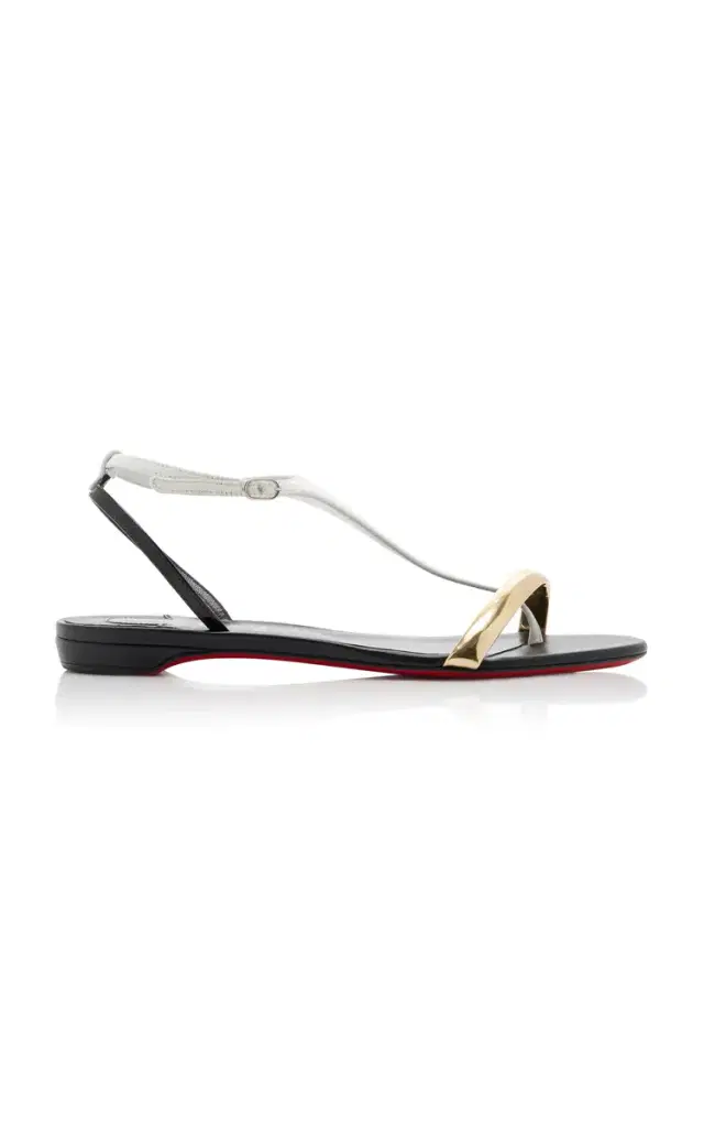 Christian Louboutin Athinita Hardware-Detailed Leather Sandals