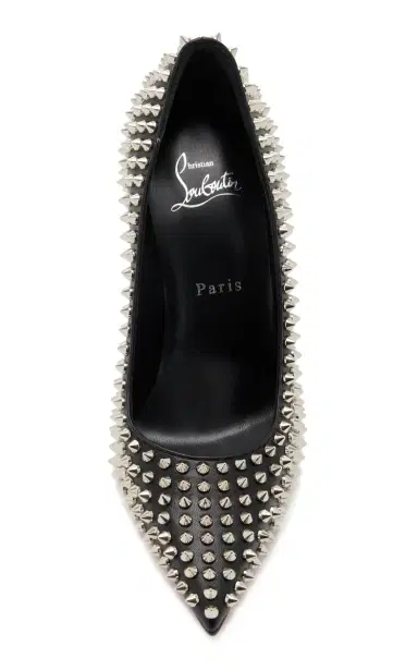 Christian Louboutin Condora Spikes 100mm Studded Leather Pumps | Thumbnail 3