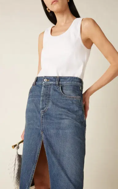 Bottega Veneta Ribbed Cotton Tank Top | Thumbnail 2
